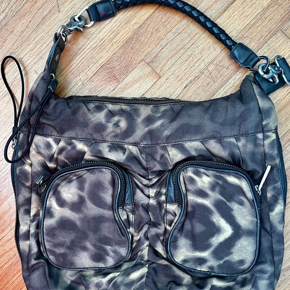 L.A.M.B. Nylon Camouflage Handbag